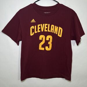 Cleveland Cavaliers Lebron James Adidas T Shirt Youth Boys Size Large 14 16